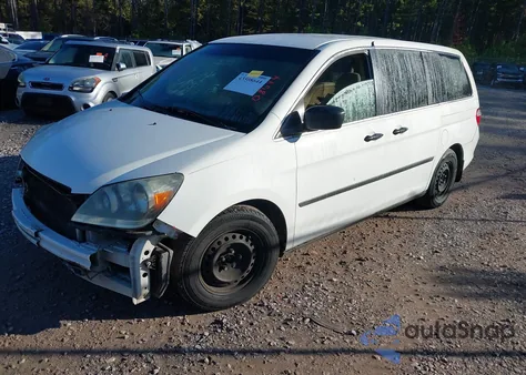 2007 Honda Odyssey Lx z USA, uszkodzony, nr VIN 5FNRL38217B004656